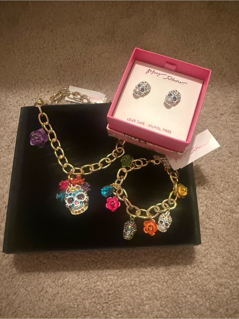 Betsey Johnson sugar skull collection for dia de los muertos.